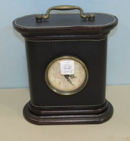 Tianguan Quartz Leather Cased Clock