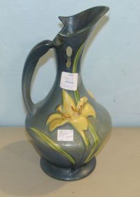 Roseville Bermuda Blue Zephyr Lily Ewer