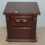 Two Drawer End Table without Knobs