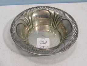 Baker-Manchester Sterling Bowl with Reticulated Edge