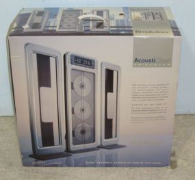 Brookstone Acoustic Clear CD System In Box