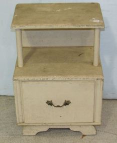Tiered Side Table with Drawer