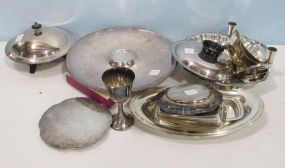 Silverplate Lot Including a Trivet, Bowls, Trays, Cup, Shell Dish, Etc