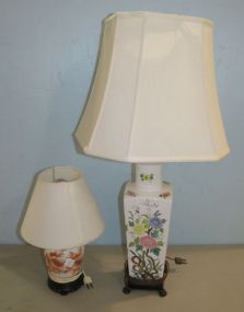 Two Oriental Style Lamps