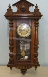 Wall Clock with Lion's Head Medallion