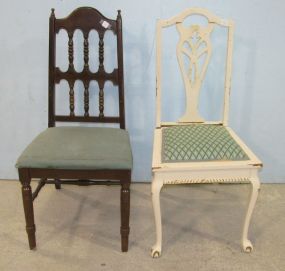 Two Chairs with Upholstered Seats