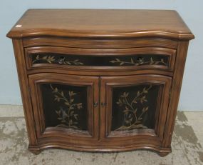 Console Cabinet with Painted Design