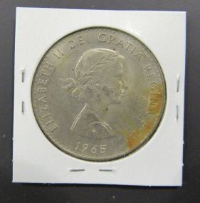 Winston Churchill Coin 1965