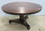 Triangular Pedestal Tilt Top Breakfast Table