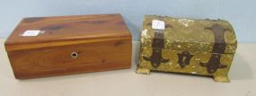 Small Lane Cedar Chest and a Florentine Style Box