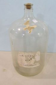 Glass Water Cooler Bottle