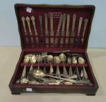 Mix Lot of Silverplate Flatware in Chest