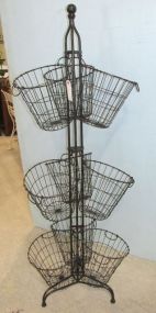 Retail Nine Basket Hanging Stand