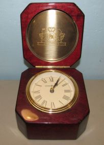 Howard Miller Quartz Phillip Morris Mahogany Clock Model 645-392