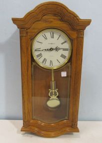 Oak Case Howard Miller Quartz Clock