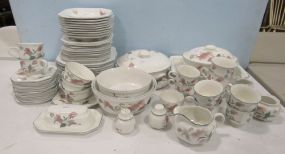 Set of Mikasa Silk Flowers Pattern China