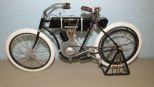 Early Harley Davidson Motor Bike Replica Model
