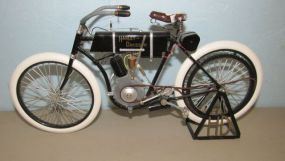 Early Harley Davidson Motor Bike Replica Model