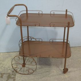 Bronze Painted Cart