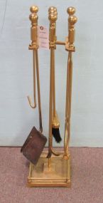 Brass Fire Tool Set