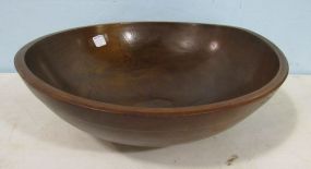 Large Wooden Dough Bowl