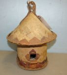 Handmade Birch Birdhouse Made By Chippewa Indians