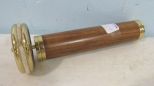 A Double Wheel Brass and Wood Kaleidoscope