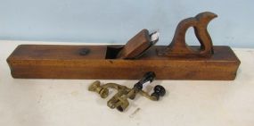 Large Wooden Plane and a Multi Angle Vise