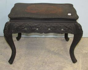 Asian Carved Hardwood Table