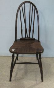 Woven Rush Seat Windsor Back Brace Chair