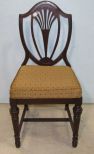 Shield Back Chair with Upholstered Seat