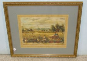 William Aiken Walker Print Matted and Framed