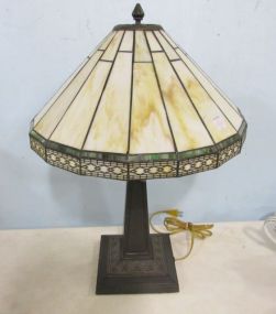 Leaded Style Shade Lamp