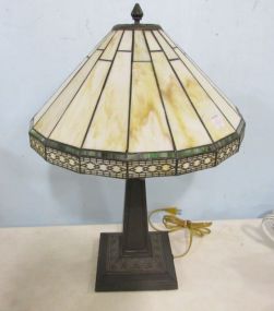 Leaded Style Shade Lamp