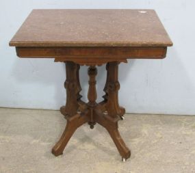 Tennessee Marble Top Eastlake Table