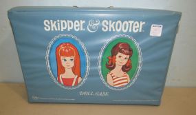 Skipper and Scooter Vintage Vinyl Barbie Case