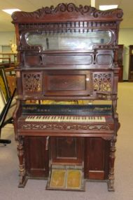 M. Shulz Co. Chicago Ill. Pump Organ