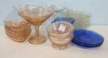 Group of Hazel Atlas Moderntone Depression Glass