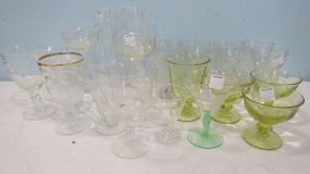 Large Lot of Glass Stemware