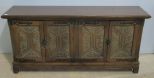 Spanish Credenza with Hand Carved Doors