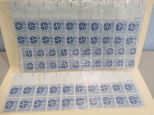 Scott #1127 Three Parts of Sheet Eighty Total Stamps NATO 4 Cent Stamps