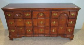 Nine Drawer Mahogany Dresser