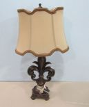 Fleur de Lis Lamp with Shade