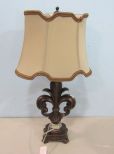 Fleur de Lis Lamp with Shade