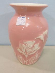 Pink and White Floral Vase