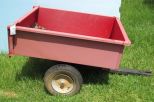 Metal Lawn Mower Wagon