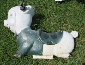 Vintage Animal Riding Toy from Amusement Ride