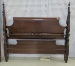 Mahogany Four Poster Full Size Bed