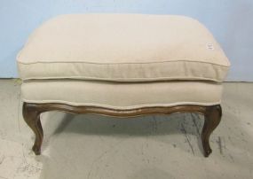 French Style Upholstered Ottoman