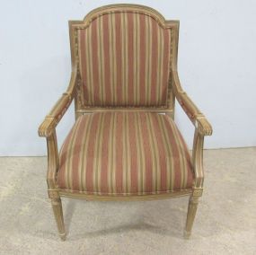 French Style Blonde Arm Chair